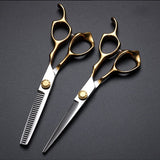 Hair Cutting Scissors, 6.0 Inch Hair Scissors Professional Hairdressing Scissors Cutting Thinning Set Shears Hair Cutting (2pcs) In Australia - Darrahopens