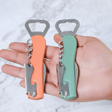 Bartender's All-in-One Bar Tool Set: Corkscrew, Citrus Knife and Bottle Opener Kit with Magnet for Picnics, Tailgaters （2pcs）
