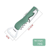 Bartender's All-in-One Bar Tool Set: Corkscrew, Citrus Knife and Bottle Opener Kit with Magnet for Picnics, Tailgaters （2pcs）