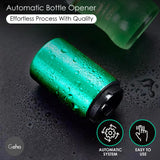 |Magnetic Bottle Opener|Bottle Cap Opener|Automatic Magnetic Beer Opener|Stainless Steel Magneitc Bottle Cap Catcher (Green) In Australia - Darrahopens