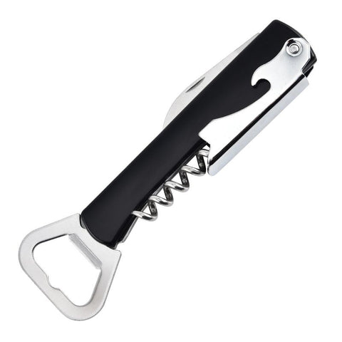 Multi-Use Bottle Opener,black Helpful Gadgets for Elderly Home Steel Beer Wine Opener Stainless Opener Household Can Kitchen In Australia - Darrahopens