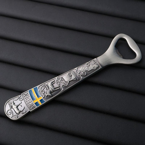 Relief Tourism Souvenir Bottle Opener, zinc Alloy Beer Bottle Opener Cool Bottle Opener for Bar Tool, Soda and Beer Cap Remover