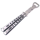Butterfly Bottle Opener Stainless Steel Beer Bottle Opener Butterfly Knife Style Trainer Tool for Bar Party Beer Lovers (2pcs) In Australia - Darrahopens