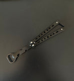 Butterfly Bottle Opener Stainless Steel Beer Bottle Opener Butterfly Knife Style Trainer Tool for Bar Party Beer Lovers (2pcs)