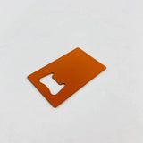 Credit Card Bottle Opener Metal Stainless Steel Wallet Beer Opener for Christmas Wedding Party Gifts Bar Kitchen (orange)