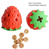Strawberry Dog Toys, Dog Chew Toys for Aggressive chewers, Durable Puppy Feeder Toys, Interactive Dog Toys for Small Medium Large In Australia - Darrahopens