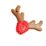 Dogs Chewing Toy for Puppy Antlers Dog Chew Toy Interaction Pet Aggressive Chewer Dogs Trainer Toy Dog Chew Toy Pet Toothbrush