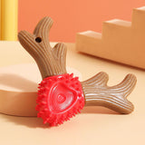 Dogs Chewing Toy for Puppy Antlers Dog Chew Toy Interaction Pet Aggressive Chewer Dogs Trainer Toy Dog Chew Toy Pet Toothbrush