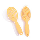 Cute Detangling Brush for Natural,Dry,Wet,Curly, Straight Hairbrush,Girl Accessories, 3 Pack Set Folding Lightweight Hair Brush