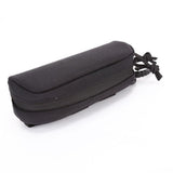 Tactical Glasses Case Glasses Pouch. Portable Eyeglasses Cases Eyewear Box. Eyeglass Case with Clip （black）
