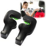 Purse Hook for Car Seat Hooks, Headrest Hooks for Car Headrest Hook,Hooks for Car Purses and Bags for Automotive Front (a pair)