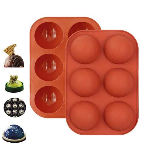 Chocolate Bomb Mold, Silicone Hot Cocoa Bombs Molds, 2 Packs Circle Baking Mold for Making Dessert Candy, Dome Cake In Australia - Darrahopens