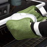 Potholder & Hot Pad: Unparalleled Heat Resistant, Durable Cotton – Ergonomically Designed for Optimal Grip – Easy-Care Machine