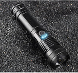 Rechargeable Flashlights,Lumens Flashlight,Tactical Flashlight with Zoomable,Super Bright Waterproof Flashlights for Emergencies In Australia - Darrahopens