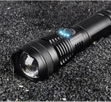 Rechargeable Flashlights,Lumens Flashlight,Tactical Flashlight with Zoomable,Super Bright Waterproof Flashlights for Emergencies In Australia - Darrahopens