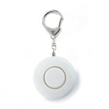 White Illuminated Circular Alarm High Decibels Female Self-Defenses Emergency Device, Alarm Emergency Alarm Personal Alarm