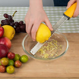 Cheese Grater, Ginger, Chocolate, With Razor-Sharp Stainless Steel Blade, Protective Cover and Cleaning brush In Australia - Darrahopens