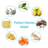 Cheese Grater, Ginger, Chocolate, With Razor-Sharp Stainless Steel Blade, Protective Cover and Cleaning brush