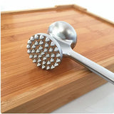 Meat Tenderizer Hammer Mallet Tool Pounder For Tenderizing Steak Beef And Poultry.With Rubber Comfort Grip Handle.Dishwasher Easy