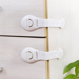 2 Pcs Baby Safety Locks Latch Toddler Proof Adjustable Latches for Cabinet Doors, Drawers, Ovens, Toilet Seats, Refrigerators In Australia - Darrahopens