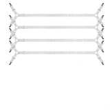 Bed Sheet Fasteners Straps - 2 Way Adjustable Crisscross Sheet Corner Holder Straps Clips Gripper Suspenders Fasteners(4Pcs) In Australia - Darrahopens