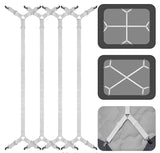 Bed Sheet Fasteners Straps - 2 Way Adjustable Crisscross Sheet Corner Holder Straps Clips Gripper Suspenders Fasteners(4Pcs) In Australia - Darrahopens