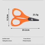 Straight Shears Non-Sticking Sharp Blade Comfort Grip Blunt Tip Safety Cutting Tool for Office Crafting Kitchen （2pcs）