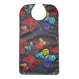 Adult Crumb Catcher Adjustable Adult Bibs Dining Clothing Protector Reusable Waterproof Adult Bibs (butterfly)