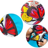 Adult Crumb Catcher Adjustable Adult Bibs Dining Clothing Protector Reusable Waterproof Adult Bibs (butterfly)