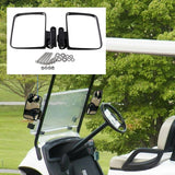 Golfs Cart Supply 1 Set Golf Mirror Track Bicycle Motorcycle Replaceable Rearview Mirror Walking Push Cart Rear View Mirrors
