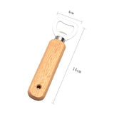 Wood Handheld Heavy Duty Stainless Steel Bottle Opener, Bartender Bottle Opener,Beer Bottle Openers for Home Kitchen