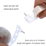 Balloon Arch Kit Balloon Garland Decorating Strip Kit 2 Rolls Balloon Tape Strips with 2 Rolls Balloon Glue(Single Hole)