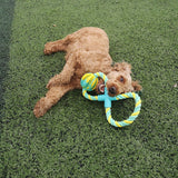 Interactive Dog Toys for Aggressive Chewers,Rope Toy for Dogs,Dog Toy Balls,Adjustable Food Dispensing Dog Toys to Keep Them Busy