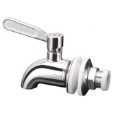 Replacement Spigot for Beverage Dispenser, Stainless Steel Spigot for Drink Dispenser, Water Dispenser Faucet, with Anti-Cloggin