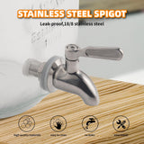 Replacement Spigot for Beverage Dispenser, Stainless Steel Spigot for Drink Dispenser, Water Dispenser Faucet, with Anti-Cloggin In Australia - Darrahopens