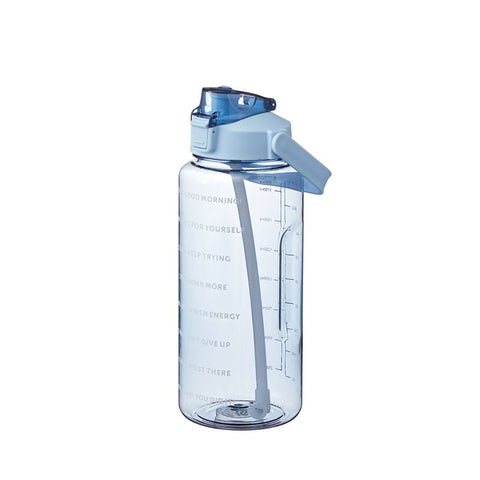 Plastic Water Bottle Jug with Straw,Motivational Sports Water Jug with Time Maker,Reusable,BPA Free,Leakproof,for Travel,Camping In Australia - Darrahopens