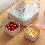 Snack Serving Tray, Appetizer Tray, 4 Compartment Food Platter Dried Fruit Tray Food Storage Containers for Fruit Cakes kitchen