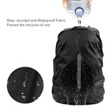 Waterproof Rain Cover for Backpack, Reflective Rainproof Protector for Anti-dust and Anti-Theft S 30L-40L Black In Australia - Darrahopens
