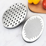 Cheese Grater Citrus Lemon Zester with Food Storage Container & Lid - Perfect For Soft Cheddar Cheeses, Ginger, Vegetables,Butter