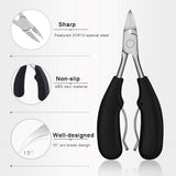 Nail Clipper,Toenail Clippers for Toe Nail Clippers with Catcher Stainless Steel Nail Cutter Cuticle Trimmer Ingrown Toenail In Australia - Darrahopens