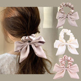 3 Pcs Hair Scrunchies Bowknot Chiffon Hair Scarf Elastics Ties Ponytail Holder Scrunchy Hair Rope Vintage Accessories for Women In Australia - Darrahopens