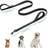 Heavy Duty Dog Leash - 2 Handles by Padded Traffic Handle for Extra Control, 6.5 foot Long - Perfect for Medium to Large Dogs In Australia - Darrahopens