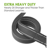 Heavy Duty Dog Leash - 2 Handles by Padded Traffic Handle for Extra Control, 6.5 foot Long - Perfect for Medium to Large Dogs In Australia - Darrahopens
