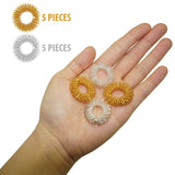 Finger Massage Ring 10 Pcs Relaxing Toy for Acupressure Therapy Releasing Stress Medicine Massager for Hands Silent Relax Reducer In Australia - Darrahopens