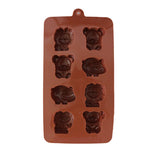 Cute Animal Silicone Baking Molds Bakeware for Halloween Theme Chocolate, Muffin Cups, Ice Cube, Soap, Wafer, Cake, Bread