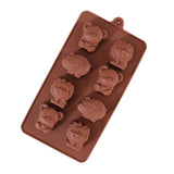 Cute Animal Silicone Baking Molds Bakeware for Halloween Theme Chocolate, Muffin Cups, Ice Cube, Soap, Wafer, Cake, Bread