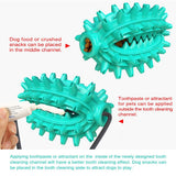 Dog Chew Toy with Suction Cup for Aggressive Chewers, Puppy Training Treats Food Dispensing Toothbrush Pet Teeth Cleaning Rope