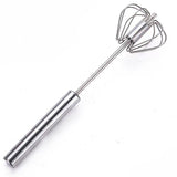 Steel Semi-Automatic Whisk,Egg Whisk Hand Push Rotary Whisk Blender, Hand Push Mixer Stirrer Tool,Whisks for Cooking Kitchen Home In Australia - Darrahopens