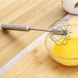 Steel Semi-Automatic Whisk,Egg Whisk Hand Push Rotary Whisk Blender, Hand Push Mixer Stirrer Tool,Whisks for Cooking Kitchen Home In Australia - Darrahopens