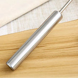 Steel Semi-Automatic Whisk,Egg Whisk Hand Push Rotary Whisk Blender, Hand Push Mixer Stirrer Tool,Whisks for Cooking Kitchen Home